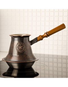 Турка для варки кофе медная индукционная 400 мл Магазин артёма фонарёва