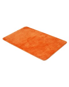 Коврик для ванной комнаты Presto 50x80 см цвет оранжевый Swensa