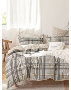 Комплект постельного белья Монарх 2 спальное с европростыней на резинке Сатин Mercury home