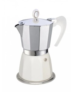 Кофеварка гейзерная DIVA 101506 white 300мл на 6 чашек для индукционной плиты G.a.t