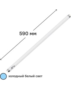 Лампа люминесцентная T8 G13 18 Вт холодный белый свет SQ0355 0027 Tdm еlectric