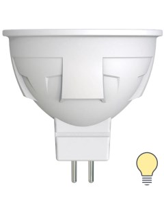 Лампа светодиодная Яркая GU5 3 220 В 6 Вт спот матовый 500 лм тёплый белый свет для Uniel