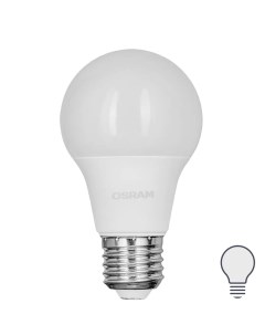 Лампа светодиодная груша 9Вт 806Лм E27 нейтральный белый свет Osram