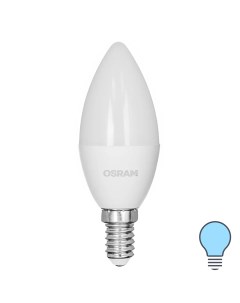 Лампа светодиодная свеча 7Вт 600Лм E14 холодный белый свет Osram