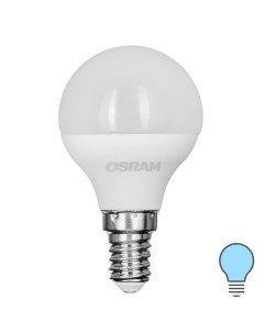 Лампа светодиодная шар 7Вт 600Лм E14 холодный белый свет Osram