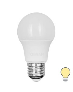 Лампа светодиодная груша 6 Вт 470Лм E27 теплый белый свет Osram