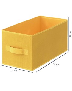 Короб KUB Banana 15x31x15 см 6 9 л полиэстер цвет жёлтый Spaceo