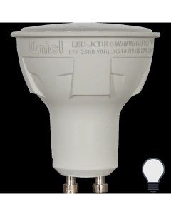 Лампа светодиодная GU10 220 В 6 Вт спот 500 лм белый свет Uniel