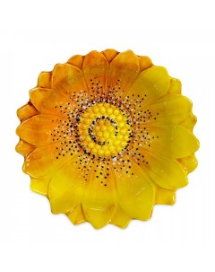 Салатник Маргаритка 26 см керамика желтый декор Edelweiss