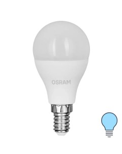 Лампа светодиодная шар 9Вт 806Лм E14 холодный белый свет Osram