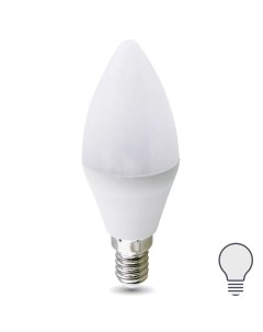 Лампа светодиодная E14 220 240 В 8 Вт свеча матовая 750 лм нейтральный белый свет Nobrand
