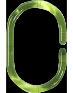 Кольца для шторок пластиковые цвет зеленый 12 шт Sensea