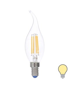 Лампа светодиодная филаментная Airdim E14 5 Вт 500 Лм свет тёплый Uniel