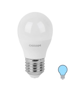Лампа светодиодная шар 7Вт 600Лм E27 холодный белый свет Osram