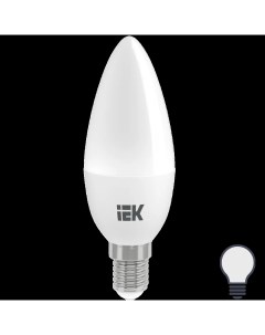 Лампа светодиодная C35 Свеча E14 7 Вт 4000К свет холодный белый Iek