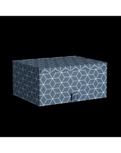 Короб для хранения 16 5x36x28 см полиэстер цвет синий Spaceo