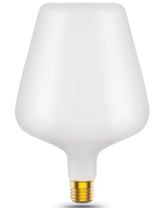 Лампа светодиодная Filament Milky V160 Е27 9 Вт 890 Лм нейтральный белый свет Gauss