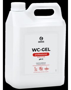 Чистящее средство для чистки сантехники Gloss WC Gel 5 л Grass