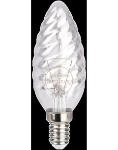 Лампа накаливания Belsvet свеча витая E14 60 Вт свет тёплый белый Bellight