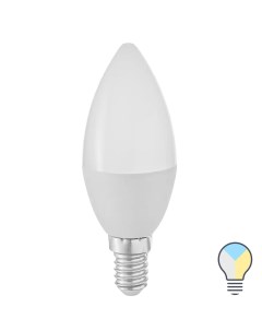 Лампа светодиодная свеча E14 6 Вт 450 Лм свет тёплый холодный белый Uniel