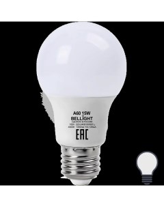 Лампа светодиодная E27 220 В 15 Вт груша матовая 1300 лм нейтральный белый свет Bellight