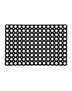 Коврик грязесборный резина 40x60 см цвет черный Vortex