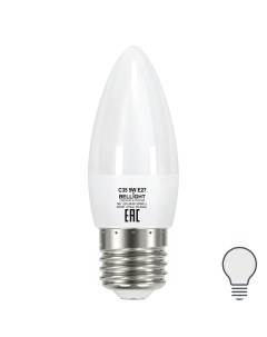 Лампа светодиодная E27 220 240 В 5 Вт свеча 470 лм нейтральный белый цвет света Bellight
