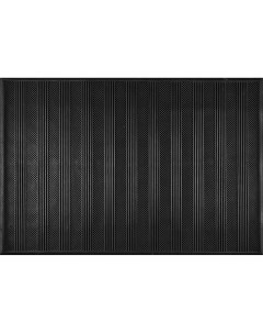 Коврик придверный резина CRATO 90x190 см цвет черный Inspire