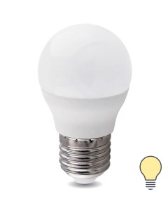 Лампа светодиодная E27 220 240 В 8 Вт шар матовая 750 лм теплый белый свет Nobrand