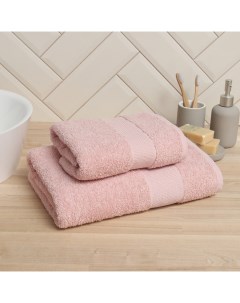 Полотенце махровое Turkish cotton Нежность 70x140 см розовый хлопок 450 грм2 Lovelife