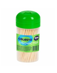 Зубочистки бамбук 200 шт Celesta
