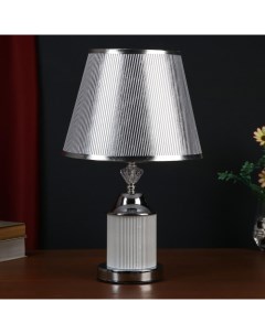 Лампа настольная с подсветкой LED 58080 1 E27 40Вт хром Nobrand