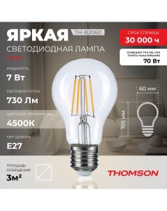 Лампочка светодиодная TH B2060 7W E27 Thomson