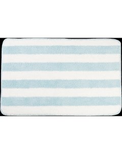 Коврик для ванной комнаты Passo 45x70 см цвет голубой белый Nobrand