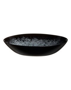 Тарелка глубокая для супов Slate 20 см черно серая Luminarc