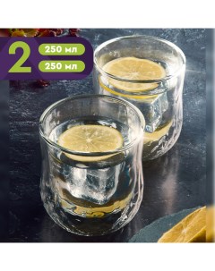 Набор стаканов со стенками из двойного стекла ELMUG81087 250мл 2 шт Eley