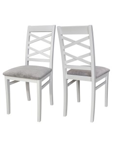 Комплект стульев Араго 2 шт белый генезис Мебелик