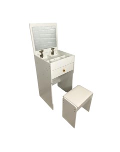 Туалетный столик складной с зеркалом FS 32 белый Fabric-stol