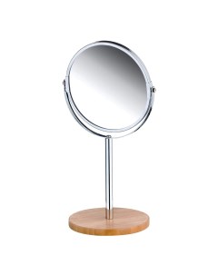 Косметическое зеркало настольное Bonja 17 см серебристый Axentia
