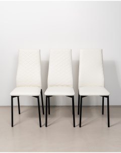 Комплект стульев для кухни SANYAK Ромб Стандарт Белый 3 шт Sanyak столы и стулья