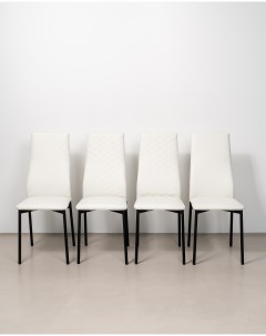 Комплект стульев для кухни SANYAK Ромб Стандарт Белый 4 шт Sanyak столы и стулья