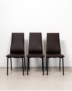 Комплект стульев для кухни SANYAK Ромб Стандарт Венге 3 шт Sanyak столы и стулья