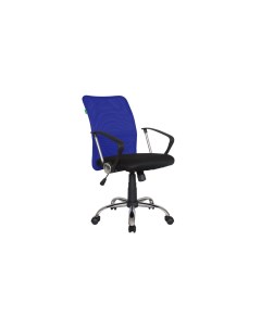Офисное кресло Рива Чейр RCH 8075 Ткань сетка черная Ткань сетка синяя Riva chair