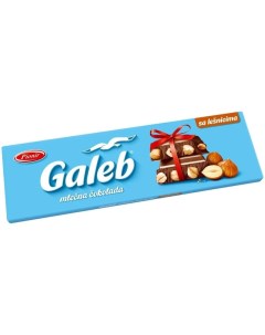 Шоколад Galeb молочный с орехами 250 г Pionir