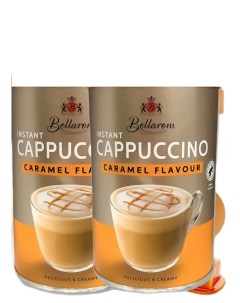 Кофейный напиток быстрорастворимый Cappuccino Caramel Flavour 250 г х 2 шт Bellarom
