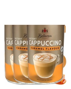 Кофейный напиток быстрорастворимый Cappuccino Caramel Flavour 250 г х 3 шт Bellarom