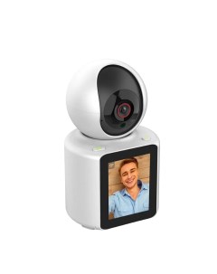 Камера видеонаблюдения IP Wi Fi с экраном видео няня звонки белый Nobrand