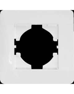 Рамка для розеток и выключателей Ugra С1110 001 1 пост цвет белый Gusi electric