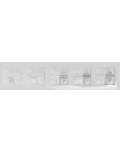 Рамка для розеток и выключателей Ugra С1150 001 5 постов цвет белый Gusi electric
