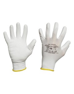 Перчатки защитные нейлоновые с полиуретановым покрытием размер 7 Nobrand